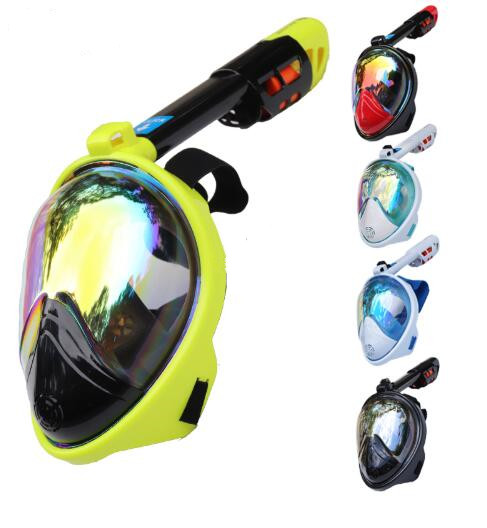 

Diving Mask Carbon fiber plating Full Face Anti-fog mask Snorkeling adult Anti-skid Underwater mask professional dive equipment