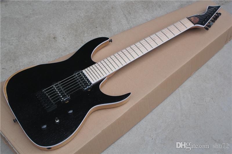 

Free Shipping Custom new 24 frets Ash Body Maple fingerboard Blackmachine Shape 7 Strings Electric Guitar 16 131