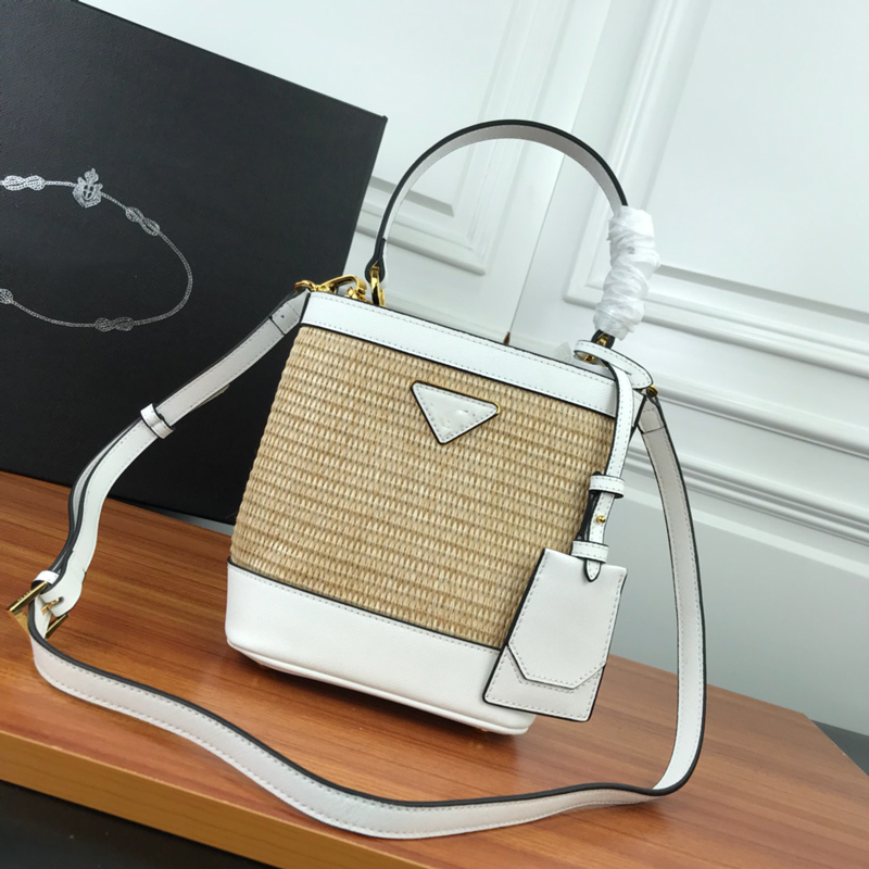 

handbags purses shoulder bag straw bucket string bag letter belt leather classic cowhide genuine leather, 01