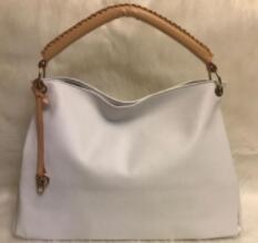 

Women fashion designer shoulder Bag pu Artsy handbags M40249Pure Color Female Totes handbag Purse flower, Brown