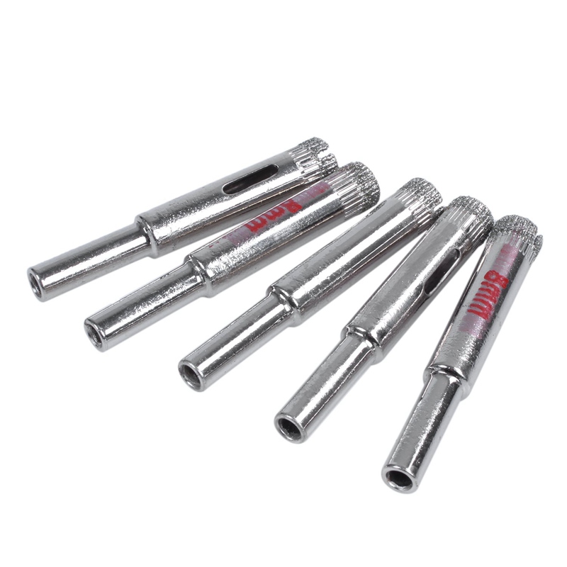 

8mm Diamond Coated Core Drill Bits Porcelain Glass Tile Hole Saw 20pcs