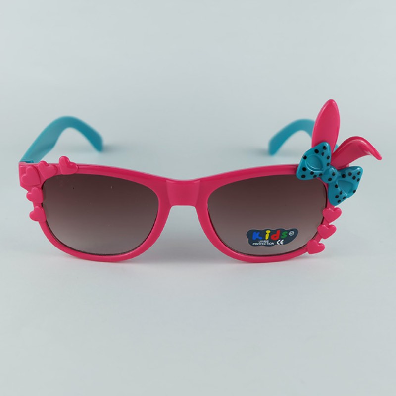 

Lovely Children Sunglasses Rabbit Bow Frame Kids Sun Glasses Cute Rabbits Eyewear UV400 10 Colors Wholesale