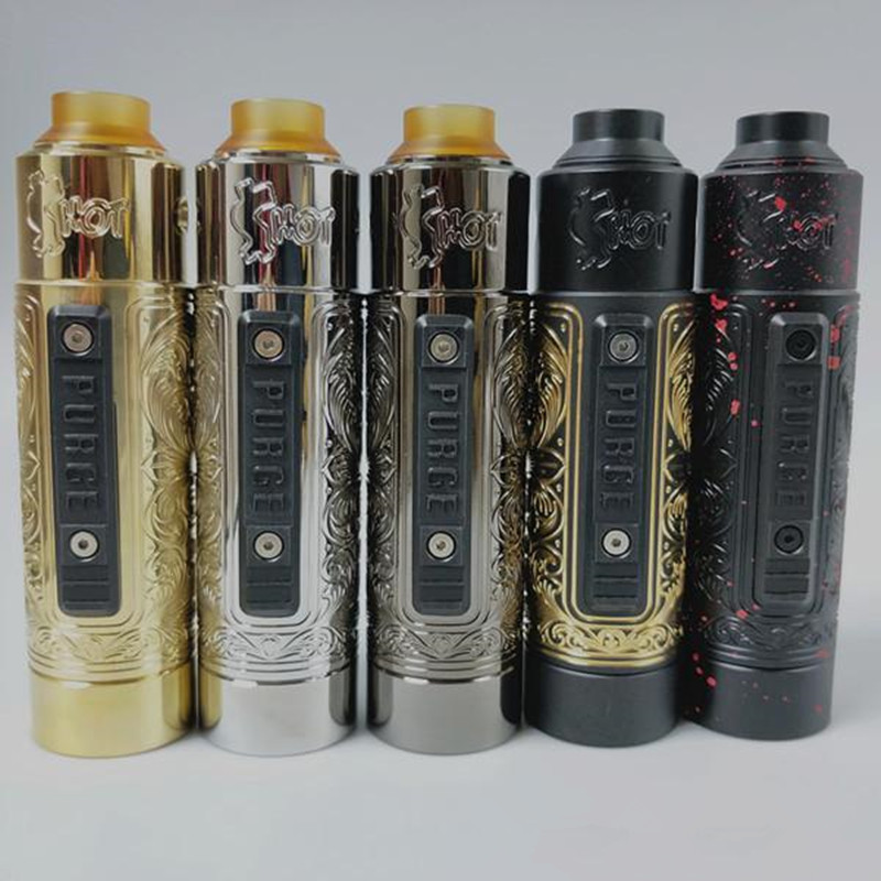 

new purge slam piece clone kit with rda 20700 21700 engraving mech mod side firing button Button locking mechanism