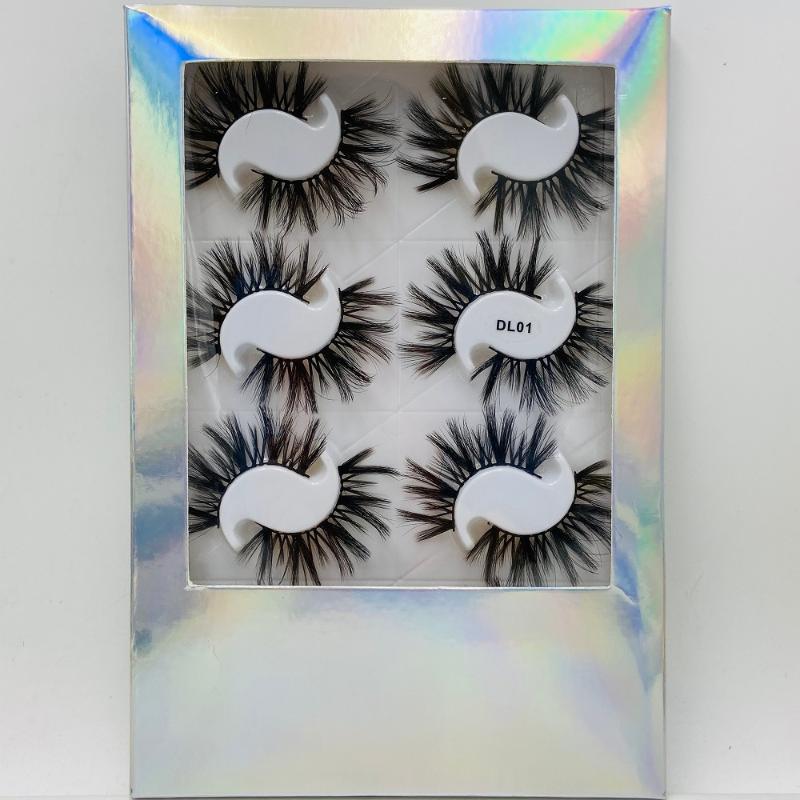 

8 Pairs natural false eyelashes fake lashes long makeup 3d mink lashes eyelash extension Soft Eye Makeup Extension Tools