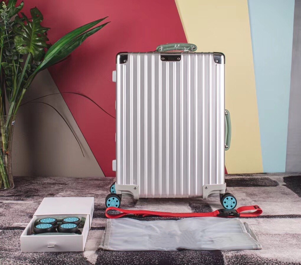 

High quality PC anti-wear material TSA customs lock thickened mg-Al-alloy suitcase corner large capacity travel case air case 20/26/29 inche