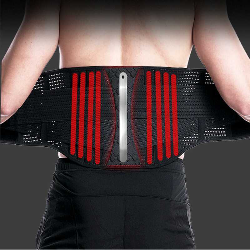 

Back Support Belt Men's Sports Support Strong belt, Black