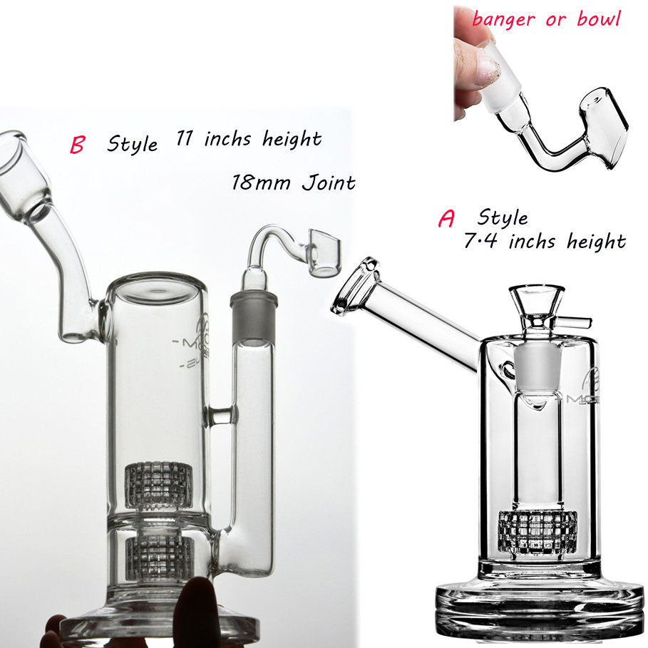 

Mobious Glass Bong Matrix Perc Glasses Water Bongs Chicha Hookahs Water Pipes Heady Oil Rigs With 18mm Banger Smoking
