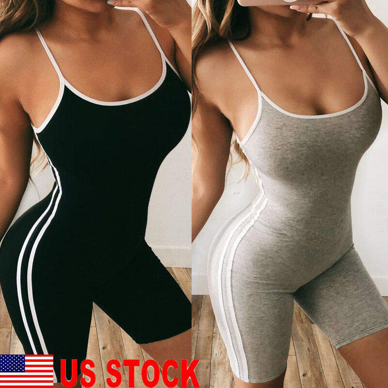 

Women Jumpsuit Romper Bodycon Playsuit Clubwear Long Trousers Party US Pants, Black