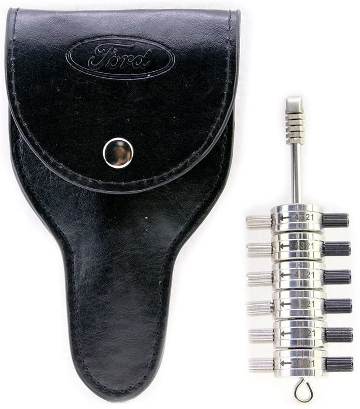 

Premium Ford Tibbe Lock Pick & Decoder With Leather Case ( 2pcs )