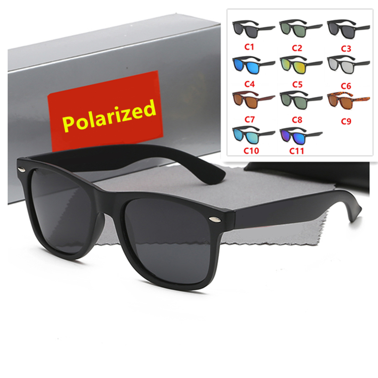 

54mm New Arrival Summer Fashion Classic Retro Men'S Polarized Sunglasses Women Vintage Driver UV400 Sun Glasses With Original Box