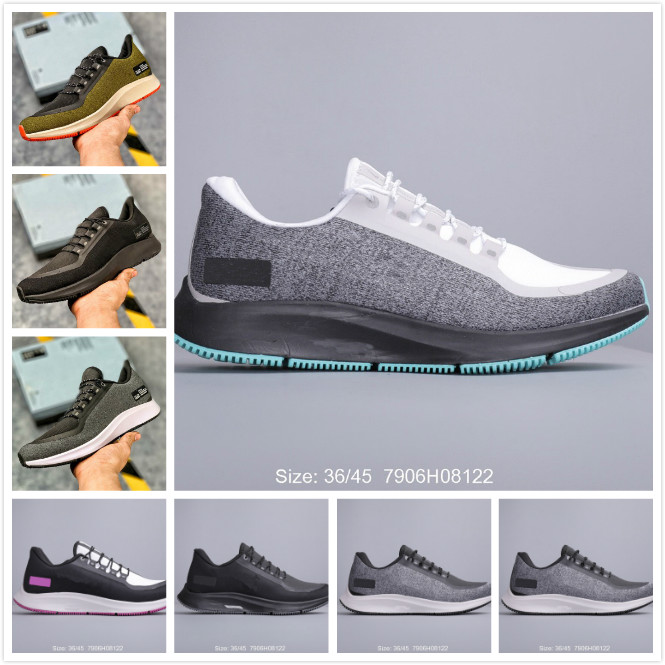

Men's PEGASUS 35 Running Shoes Breathable Mens SHIELD Trainers Sports Shoes Womens Zoom Outdoor Sports Sneakers Mans Jogging Trainer