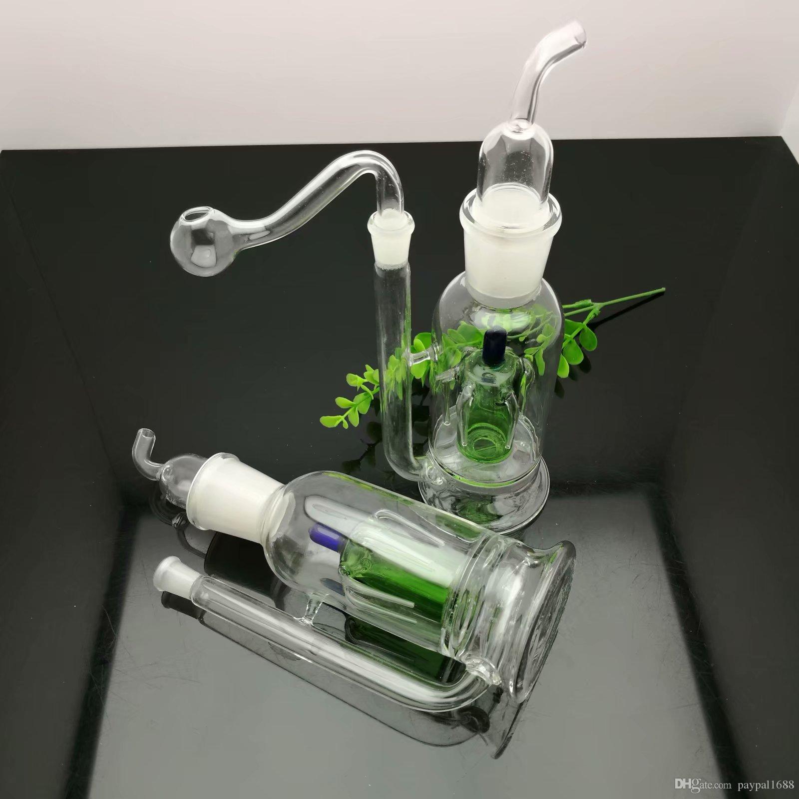 

New Crown Silent Filter Glass Hotpot Wholesale Glass Water Pipes Tobacco Accessories Glass Ash Catcher