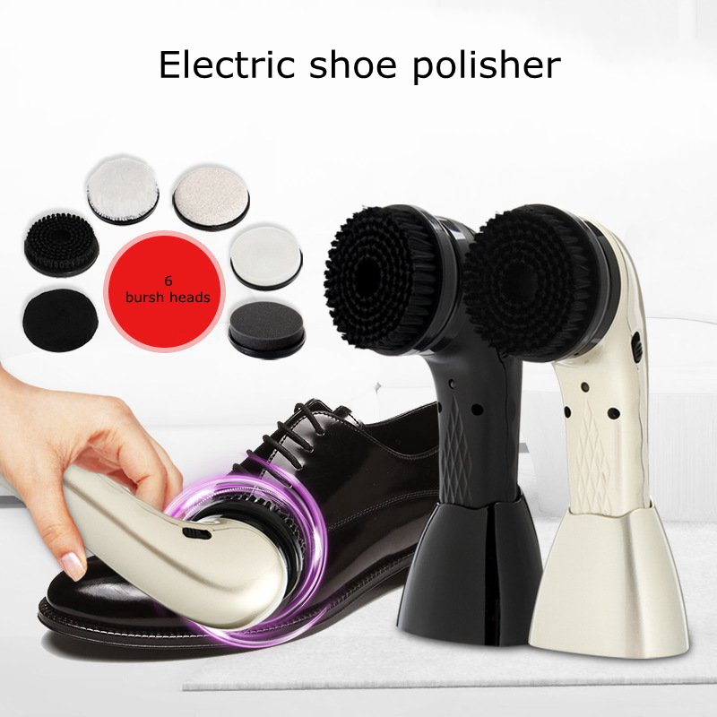 

Electric Shoe Polisher Household Portable Leather Care Cleaning Feet Exfoliating Rotary Brush Head USB Electric Shoe Polisher