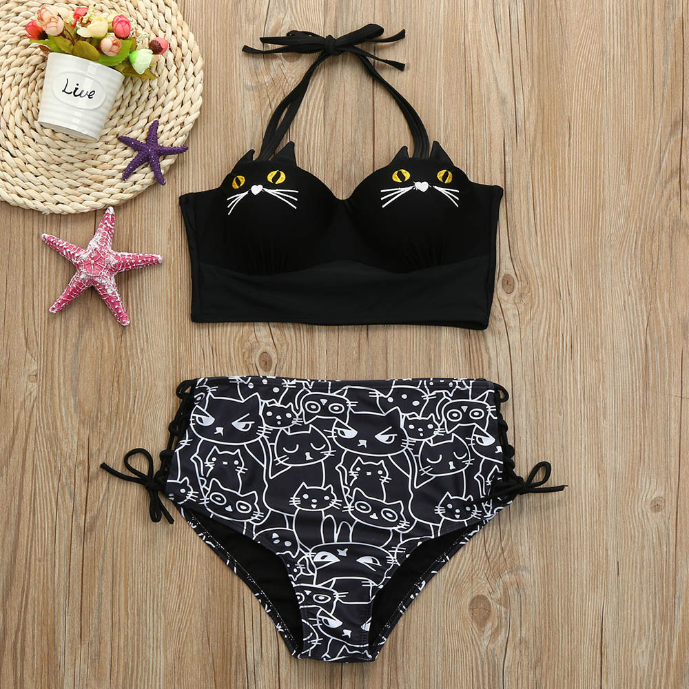 

Bras Sets Drop Cat Bra Set, Black