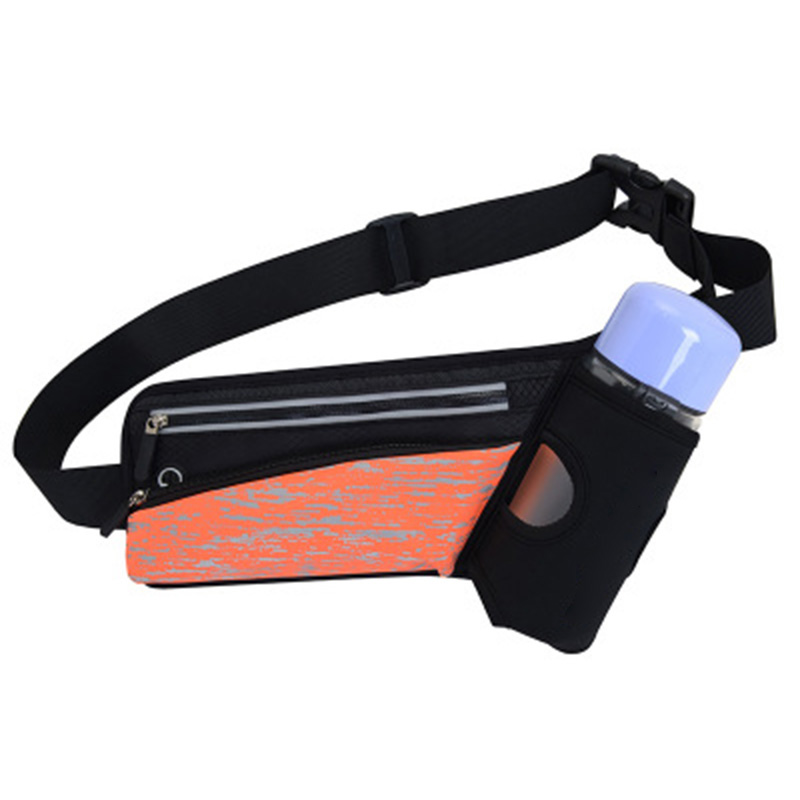 

Waist Bags Running Belt Package Women Men Handbag Cell Phone Case Camping Hiking Sports Water Bottle H7JP, Black