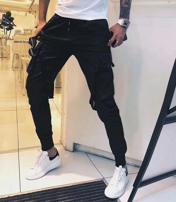 

CH04287 Fashion Men' Pants 2020 Runway European Design party style Men' Clothing, As pic