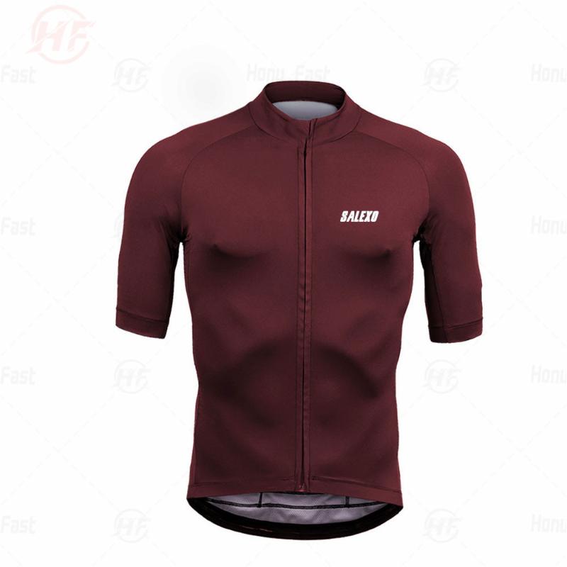 

salexo men's Summer Short Sleeve Cycling Jersey 2020 Bicycle Road MTB bike Shirt Outdoor Sports Ropa ciclismo cycling Clothing, Cycling jerseys 4