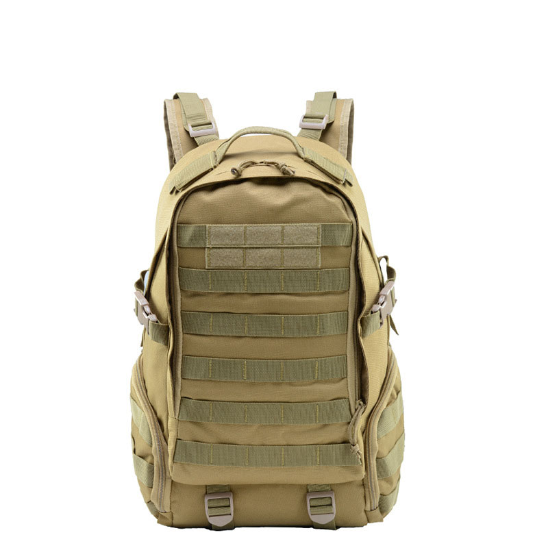 

Tactical Backpack Army Outdoor Assault Molle Rucksack 3P Men Travel Trekking Camping Hunting Camouflage 600D Bag, Black