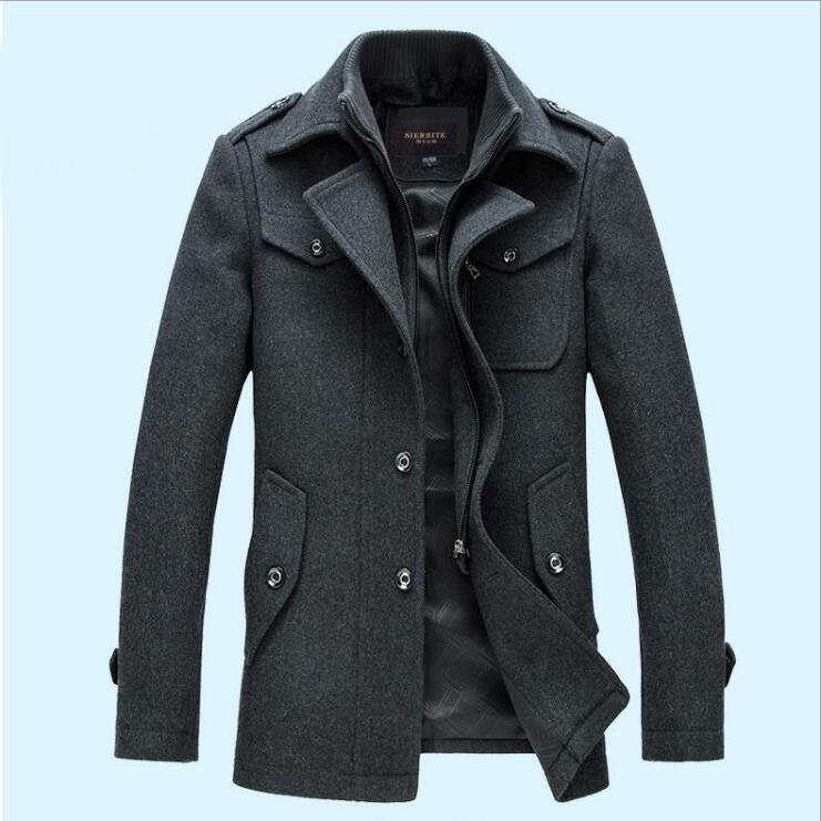 Mens zipper peacoat Clearance