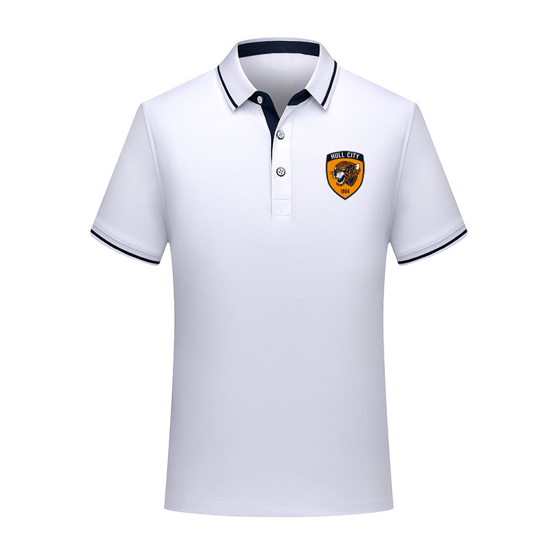 

2020 hull city fc Soccer Polo Shirt men Football Short Sleeve polos Fashion Sports training Polos Football Soccer T-Shirt Jersey Men's Polos, White;black