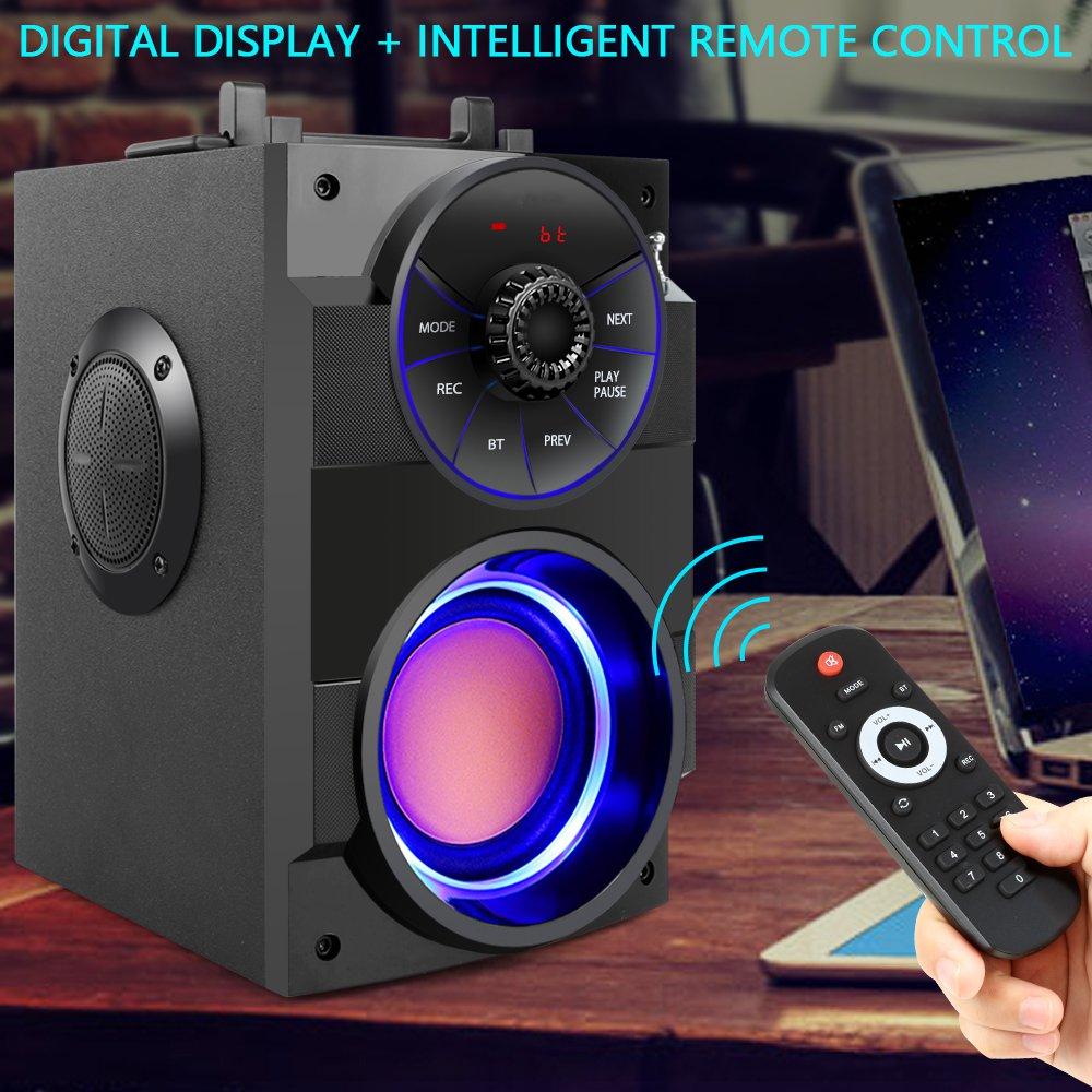 

Portable Bluetooth Speaker Wireless Stereo Big Powerful Subwoofer Bass Speakers Boombox Support FM Radio TF AUX USB S37