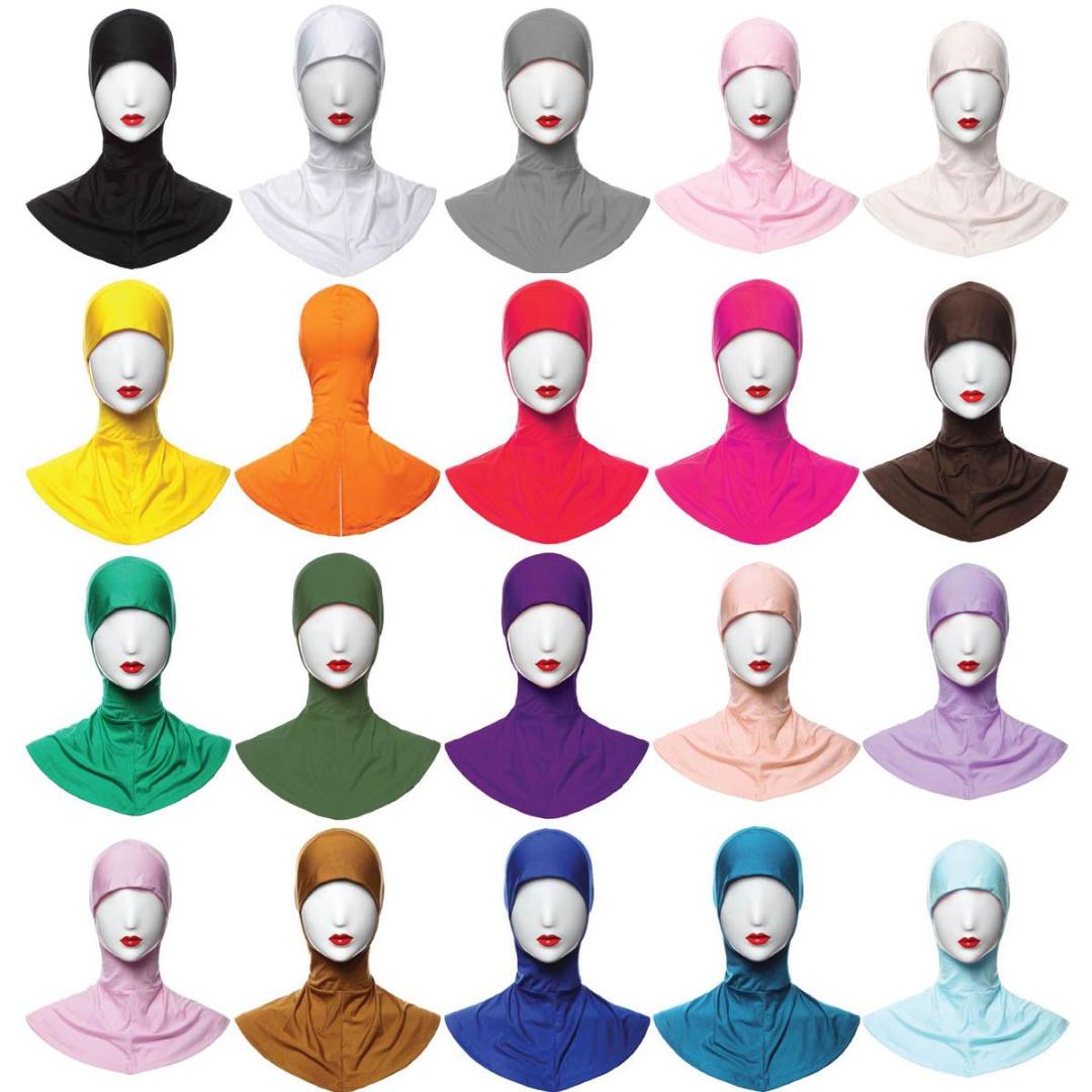 

Bone Bonnet Muslim Hijab Islamic Women Under Scarf Cap Neck Cover Inner Head Wear Fashion Amira Niquabs Headscarf Hijabs Plain