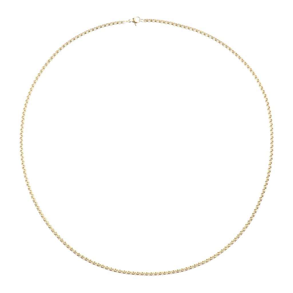 

Titanium Steel Cube Chain Link Choker Necklace Jewelry Men Women
