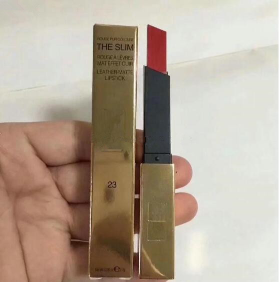 

Newest Arrival brand the slim leather matte lipstick lip Color full size makeup LIPSTICK 12pcs/lot FREE SHIPPING, Mixed color