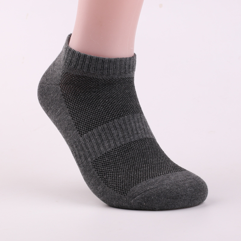 

6 pairs/lot Man's pure Cotton Fashion ankle Socks big size EU39-44 US8-10 low cut high quality men men's sox net, Black