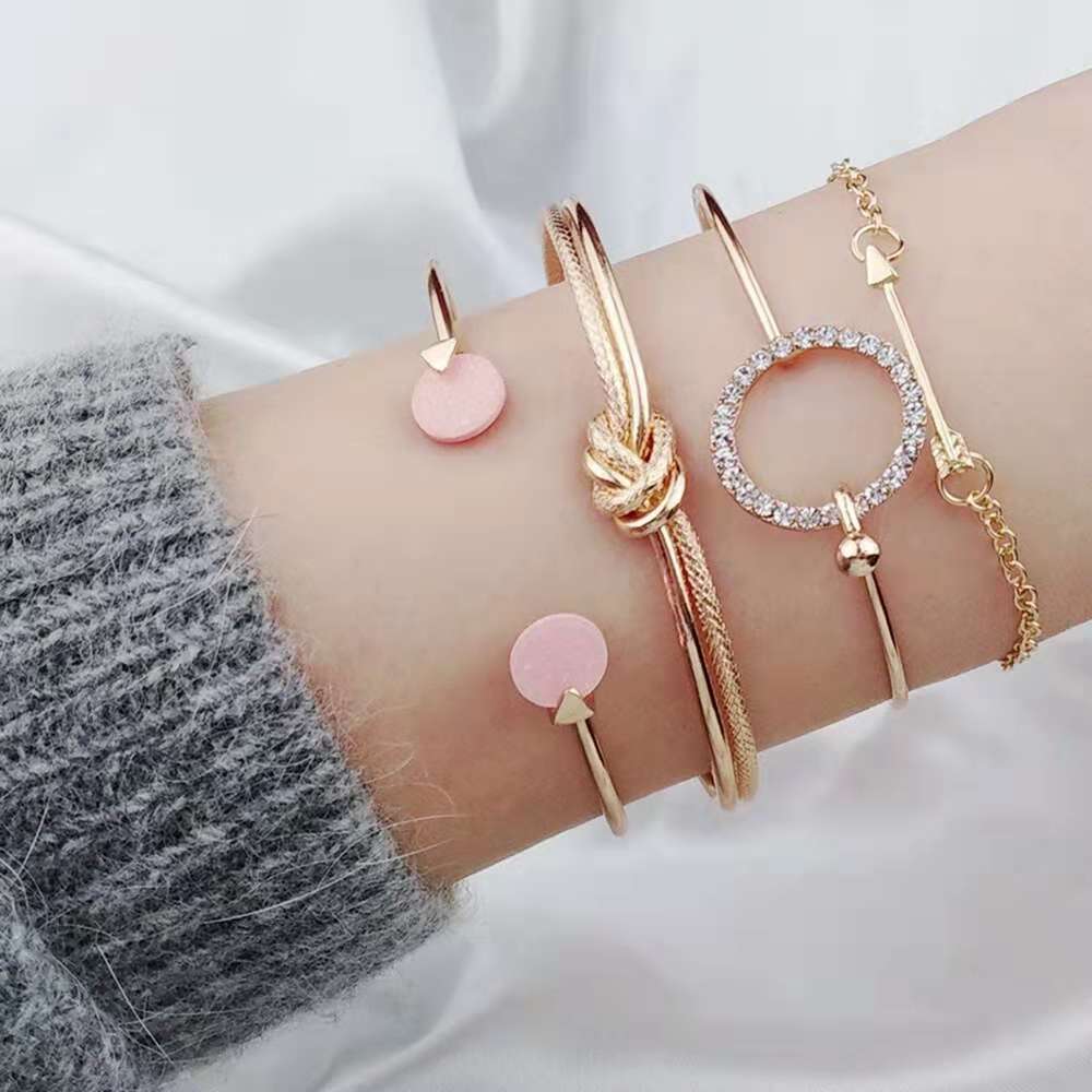 Mujeres Señoras Oro//plata plateado mano cadena pulsera de enlace de Flecha Serpiente Elegante