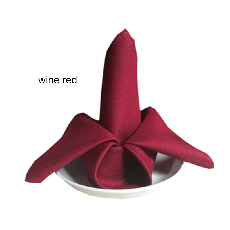

48x48cm High Quality Western Dinner Napkins Square Party Wedding Banquet Household Towel Table Decoration Dropshipping