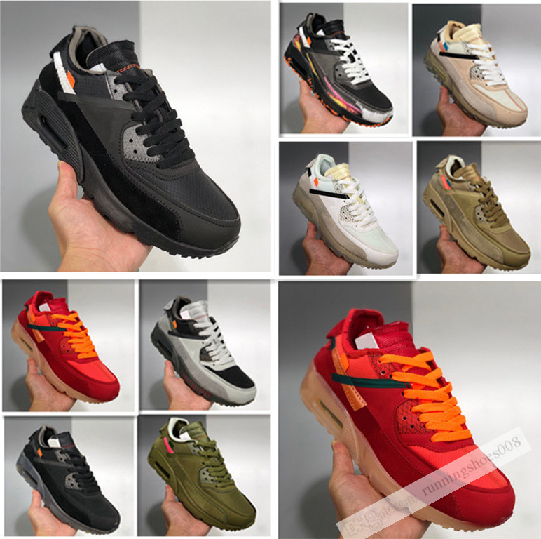 

wholesale 90 90S Off Desert White Running Shoes Mens Black brown Sport Sneakers men Outdoor Jogging trainers size 40-46