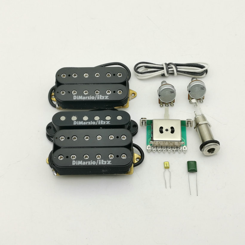 Micros guitare DiM/IBZ Alnico5 RG2550/RG2570 HSH micro guitare électrique N/M/B 1 ensemble avec pièces de guitare