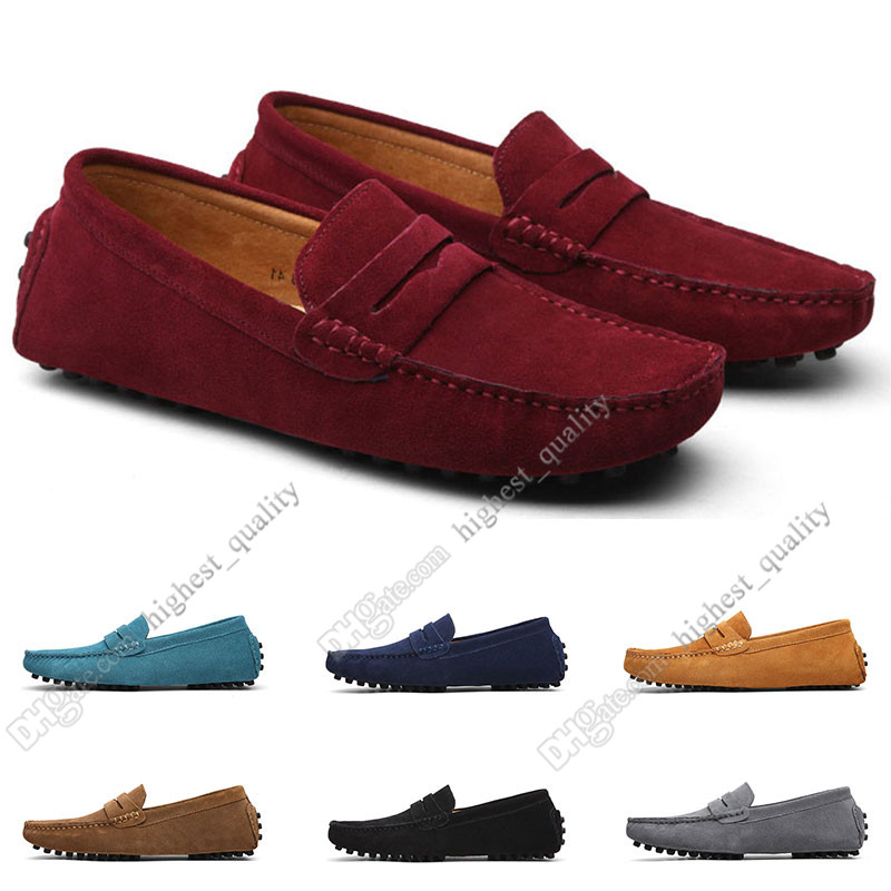 

2020 Large size 38-49 new men's leather men's shoes overshoes British casual shoes free shipping Six, #08