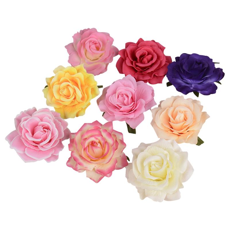 silk flowers for hair clips wholesale