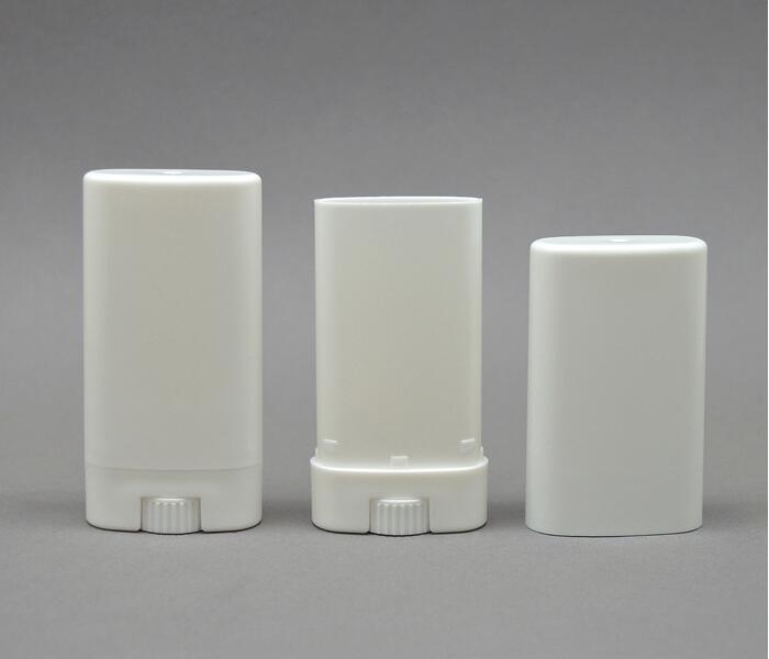 

1200pcs/lot 15ml(15g) Portable DIY Plastic Empty Oval Lip Balm Tubes Deodorant Containers Clear White Lipstick Fashion Cool Lip Tubes