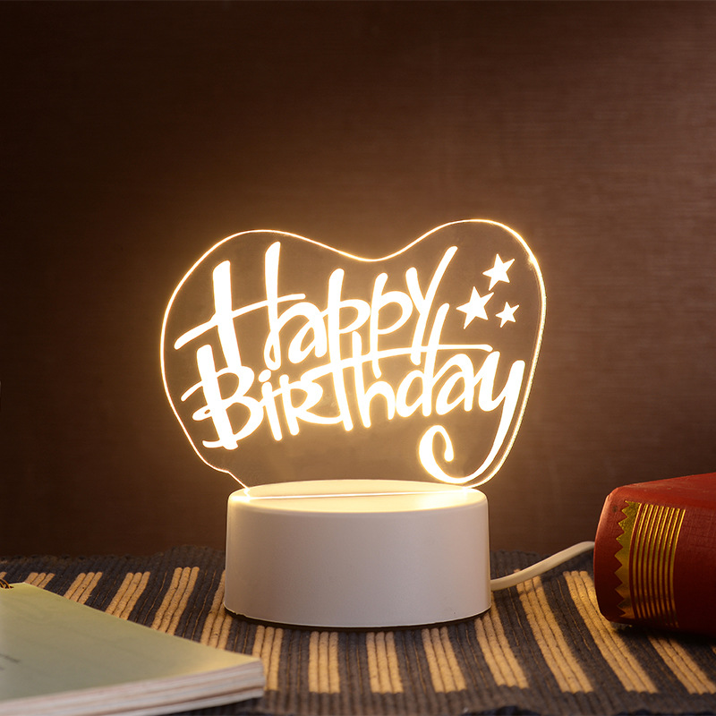 

3D LED Lamp Creative Night Lights Novelty Illusion Nights Table For Home Decorative 3G