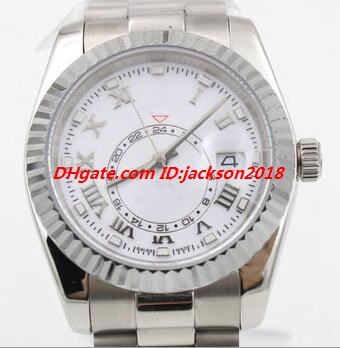 

Hot Sale Men Wristwatch Romen Arabic 326939 326935 326938 42mm Silver Gold Stainless Steel Bracelet Automatic Luxury Watch Free Shipping, Make waterproof