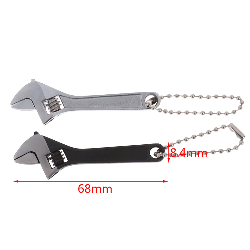 

1 Pcs Hot Sale 63mm 2.5 Inch Mini Metal Adjustable Wrenches Hand Tool With 0-10mm Jaw