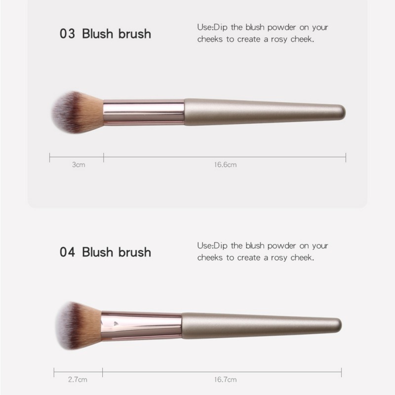 

4pcs Makeup Brush Set Loose Powder Brush Foundation Blush Cosmetic Kit facial Cosmetics