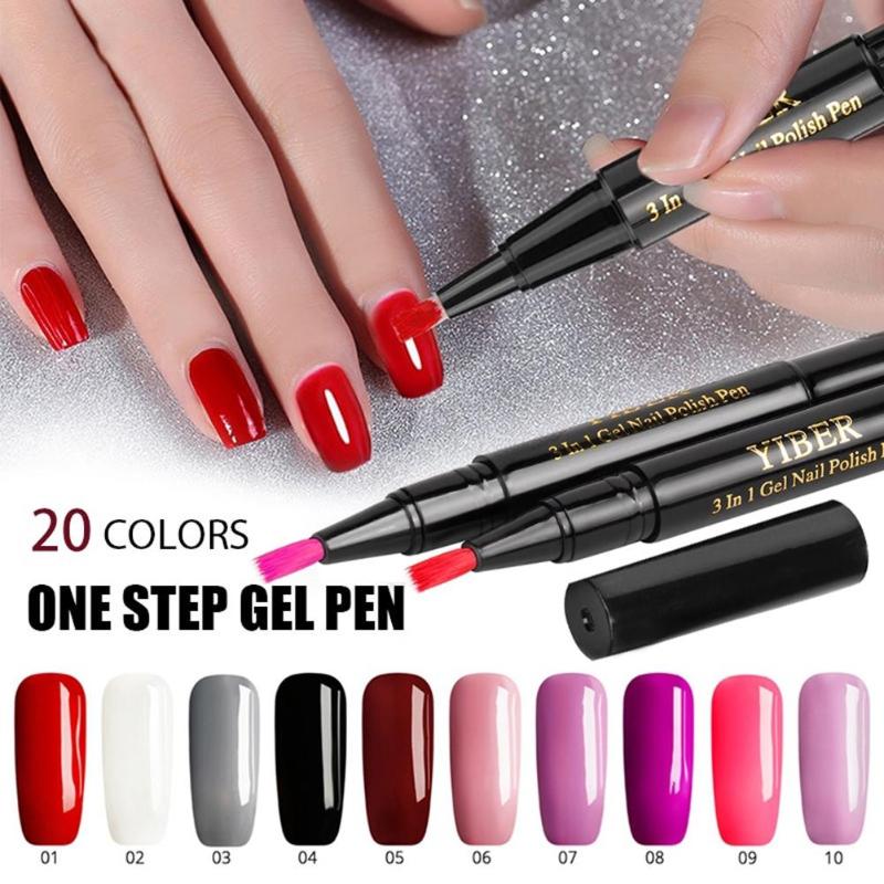 

Newest Gel Pen Nail Varnish Glitter Nail Gel Polish UV Art Tools, 12