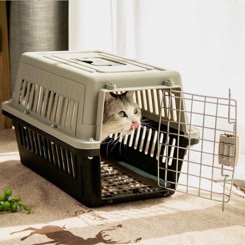 

Portable Cat Air Case Cage Portable Dog Pet Out Of The Shipping Box Light And Breathable Air Transport Box Convenient Case