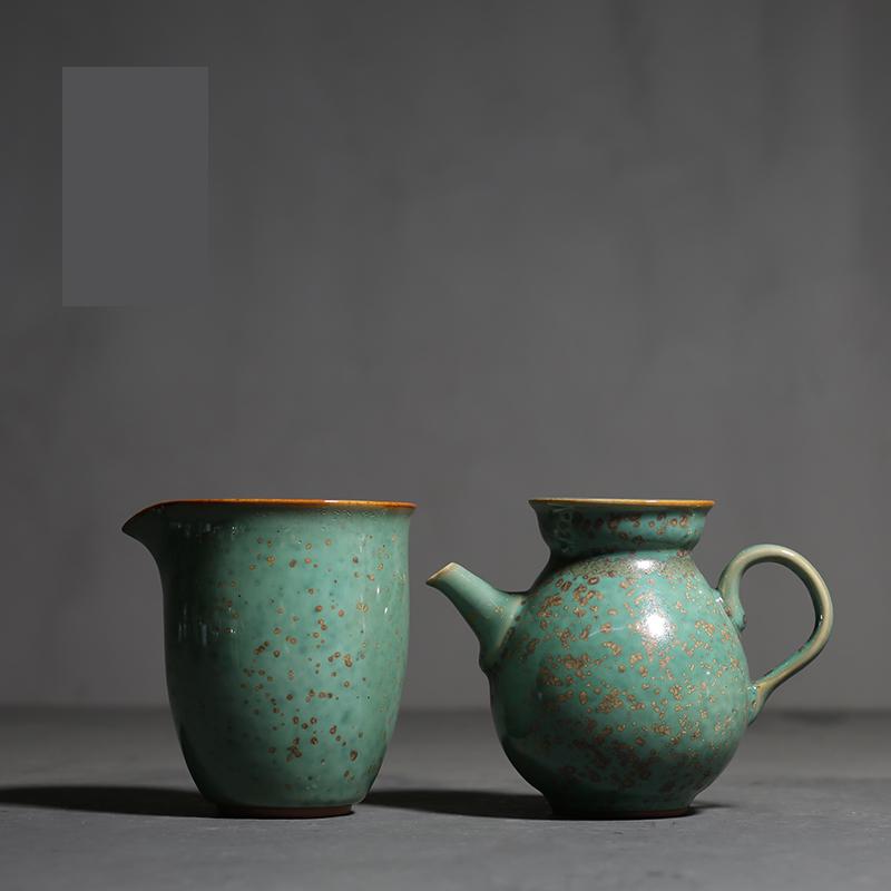 

Green Kungfu Cups Color Changing Ceramic Drink Cup 200ml