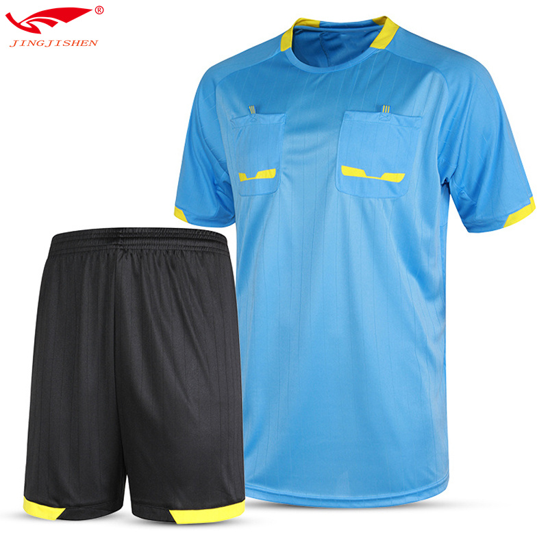 

2020 Referee Soccer Uniform Survetement Football Referee Soccer Sets Training Soccer Tracksuit Men Referee Jersey Judge Uniform DIY, Black