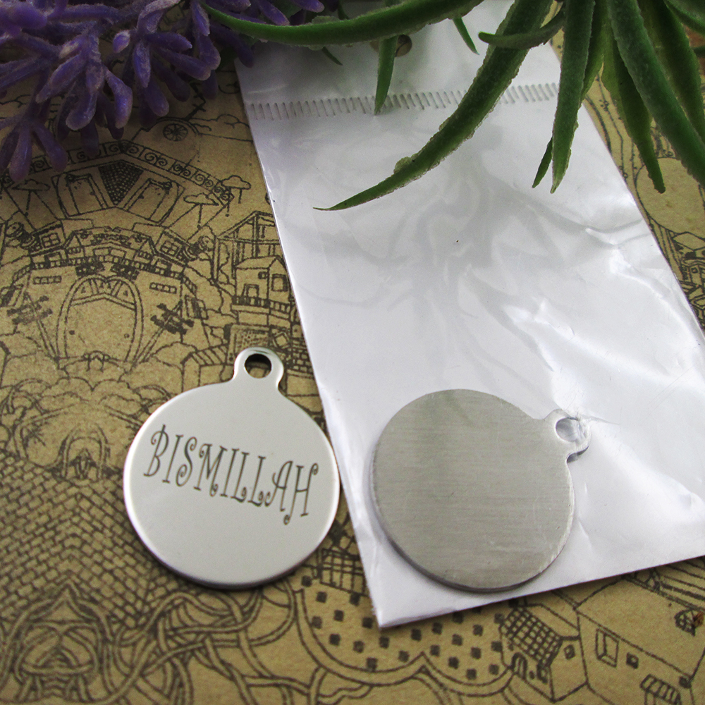 

40pcs--"BISMILLAH"stainless steel charms more style for choosing DIY Charms pendants for necklace