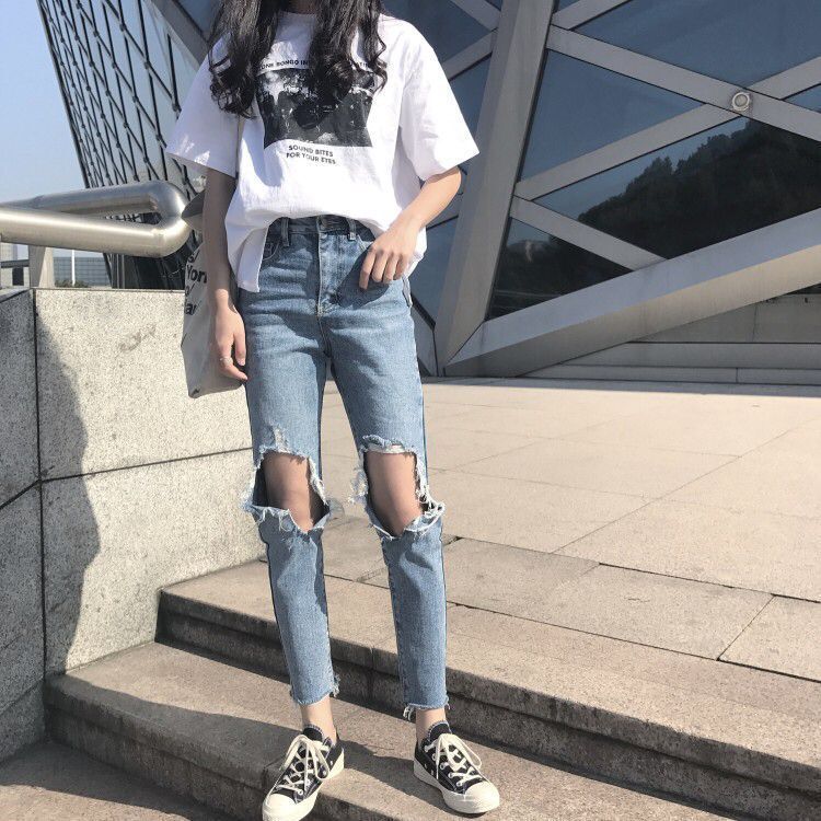 jeans with skinny ankles