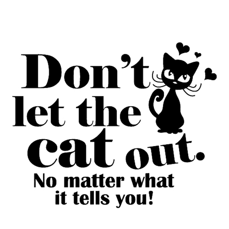 Cat Whatcha Doin Car Door Bumper Window Sticker Decal Vinyl Hard Hat Decor