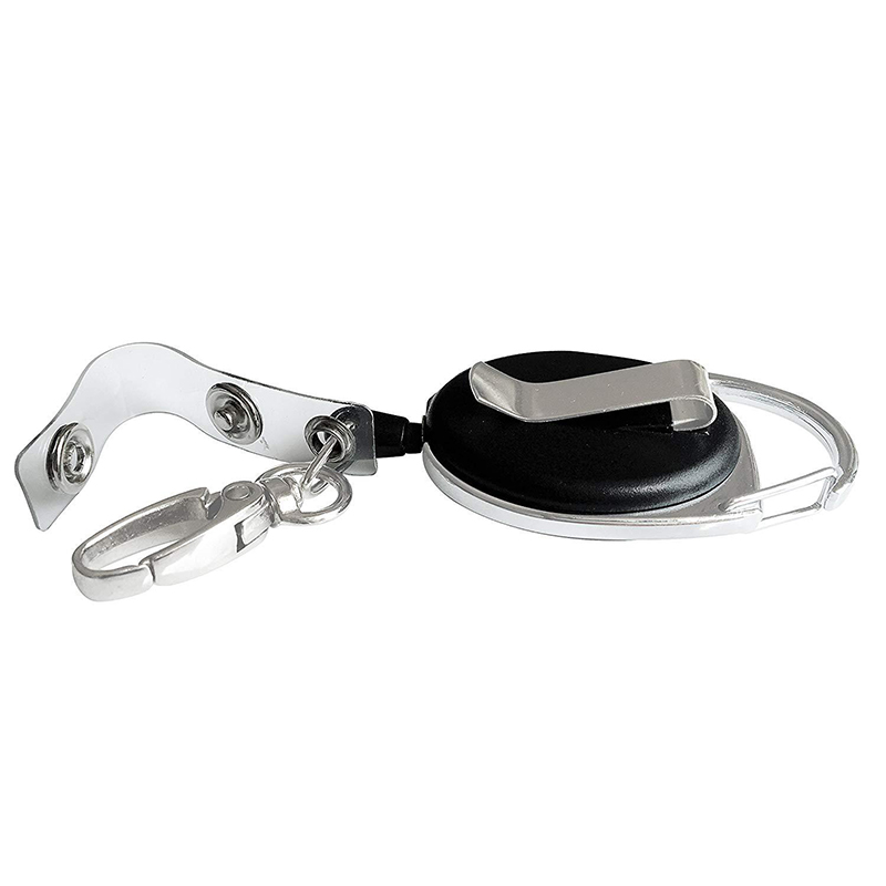 

Badge Reel,Retractable Key Chain 1 Pieces Key Fob Extendable Badge Reel Keychain Reel