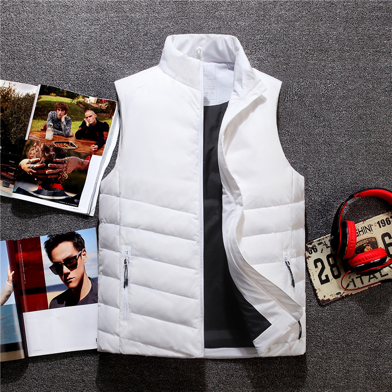 

New north Winter men's Down puffer jacket Casual Brand Hoodies Down Parkas Warm Ski Mens face vest 168, Black;white