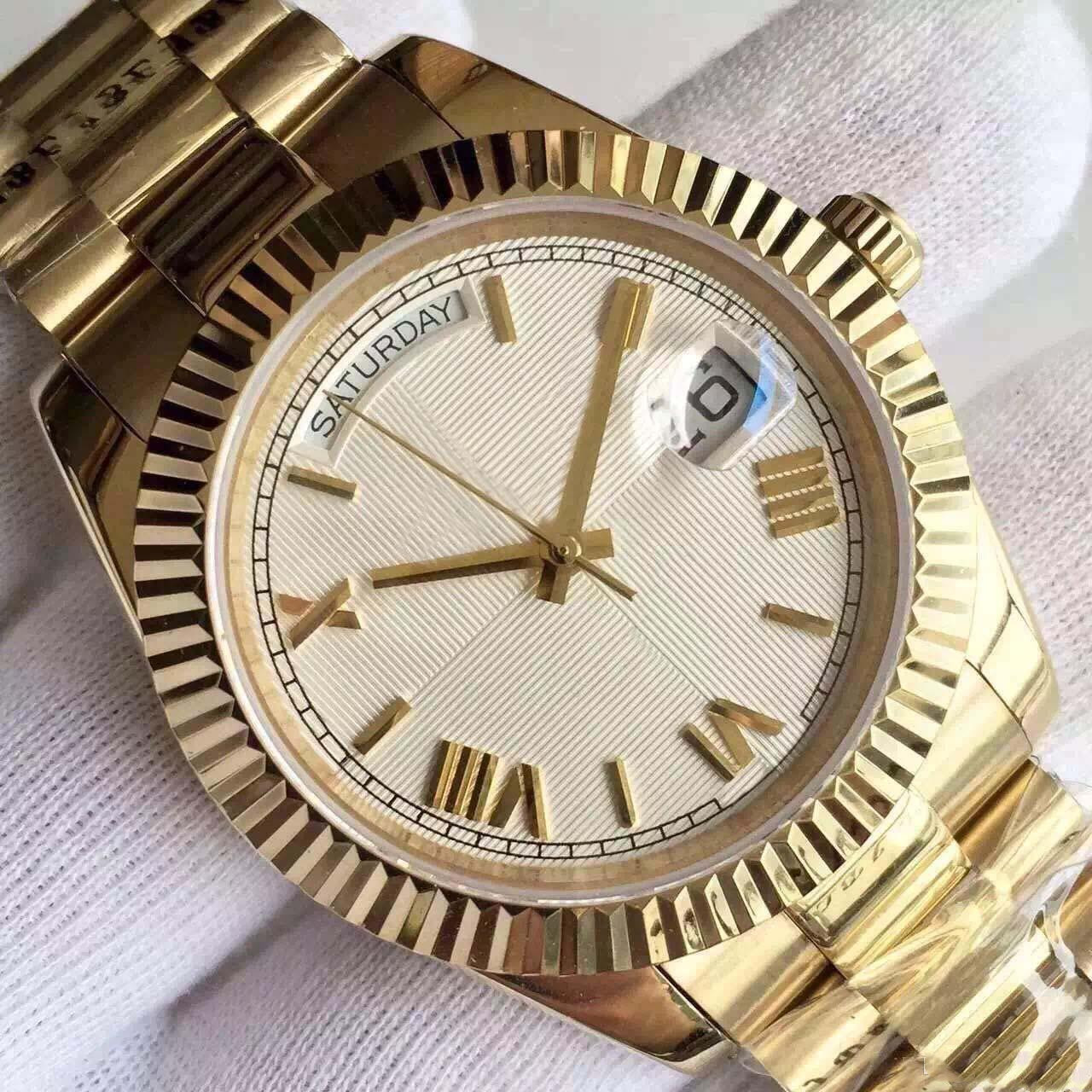 solid gold digital watch